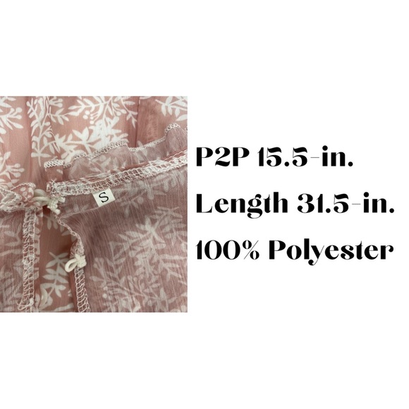 Chiffon Floral Dress with Ruffle Detail and Open Back - Picture 3 of 3